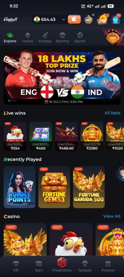 GoPlay 11 APK download latest version and GoPlay11 Game